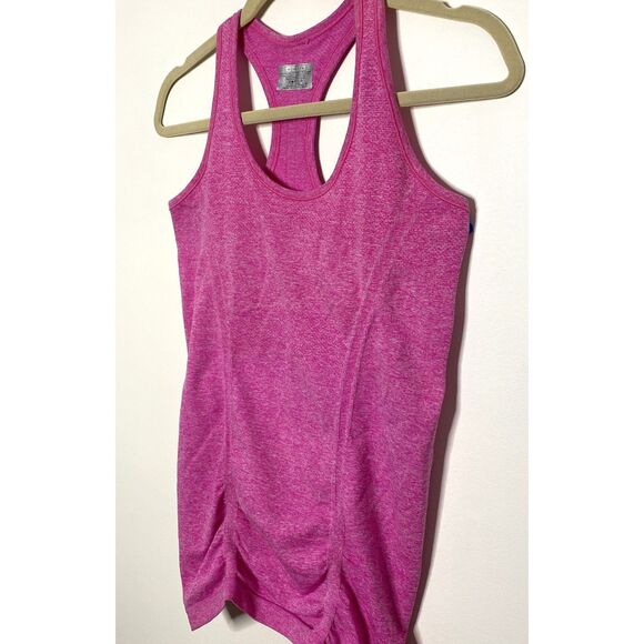 Athleta Fastest Track Pink Racerback Slim Fit Tank Top Stretchy Activewear Sz S - Picture 5 of 10